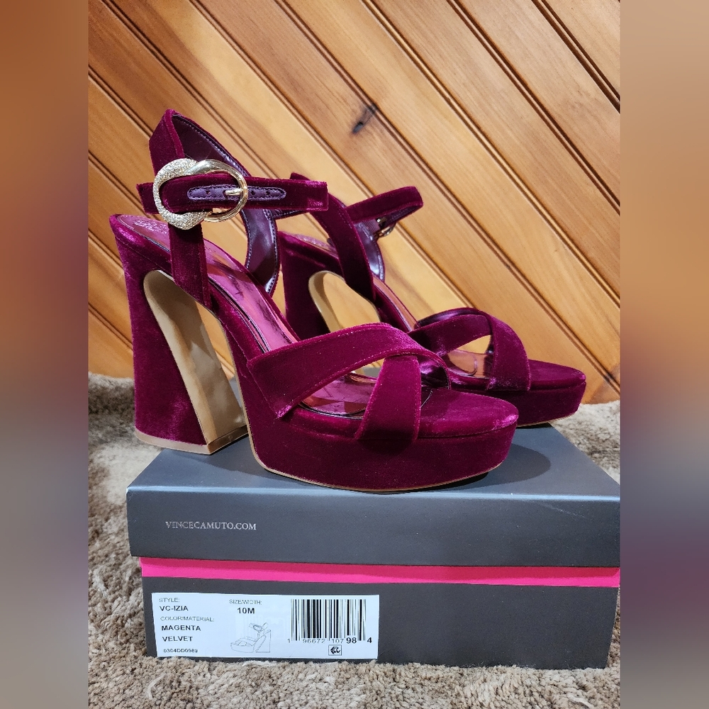 Vince Camuto Velvet Heels